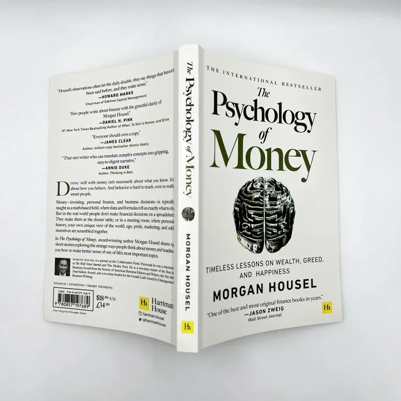 2025A@ The Psychology of Money— Timeless Lessons on Wealth, Greed, Happiness Finance Books for Adult