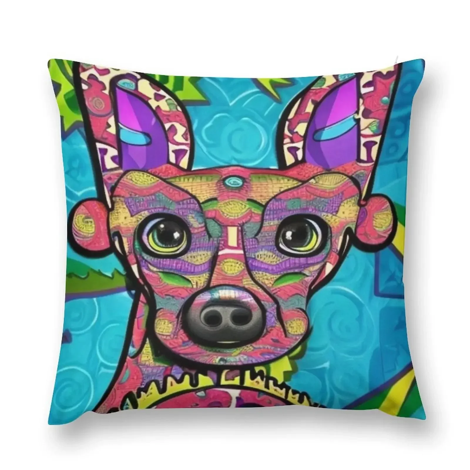 The Mexican Hairless Dog (Xoloitzcuintli) Throw Pillow Cushion Cover For Sofa sleeping pillows luxury home accessories pillow