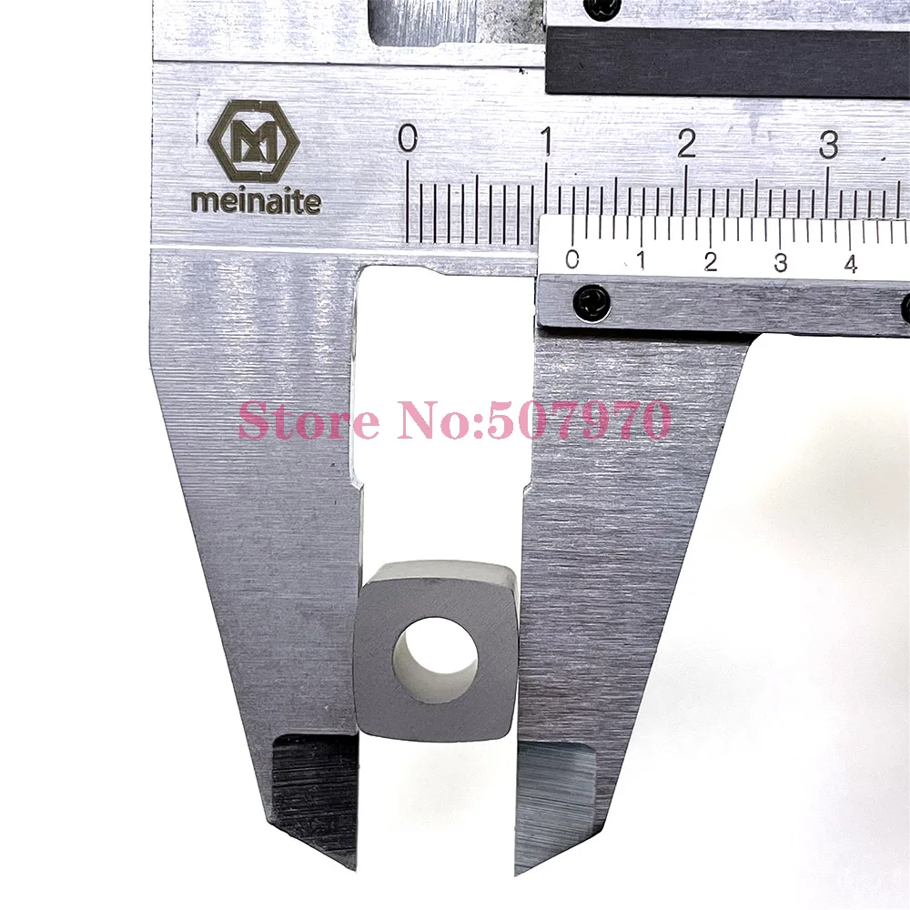 EDM YG8 Tungsten Conductive Block Carbide L12*W12*H12*Inner Hole6mm for CNC Wire Cut Machine