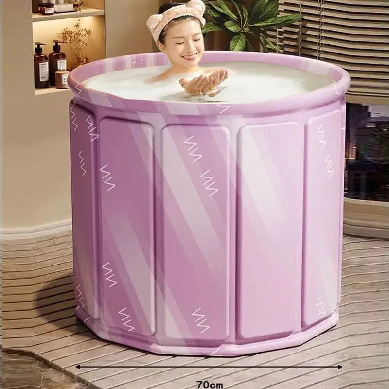 Foldable bath tub for kids One second expansion No installation required Thickened PVC material Long-term temperature locking