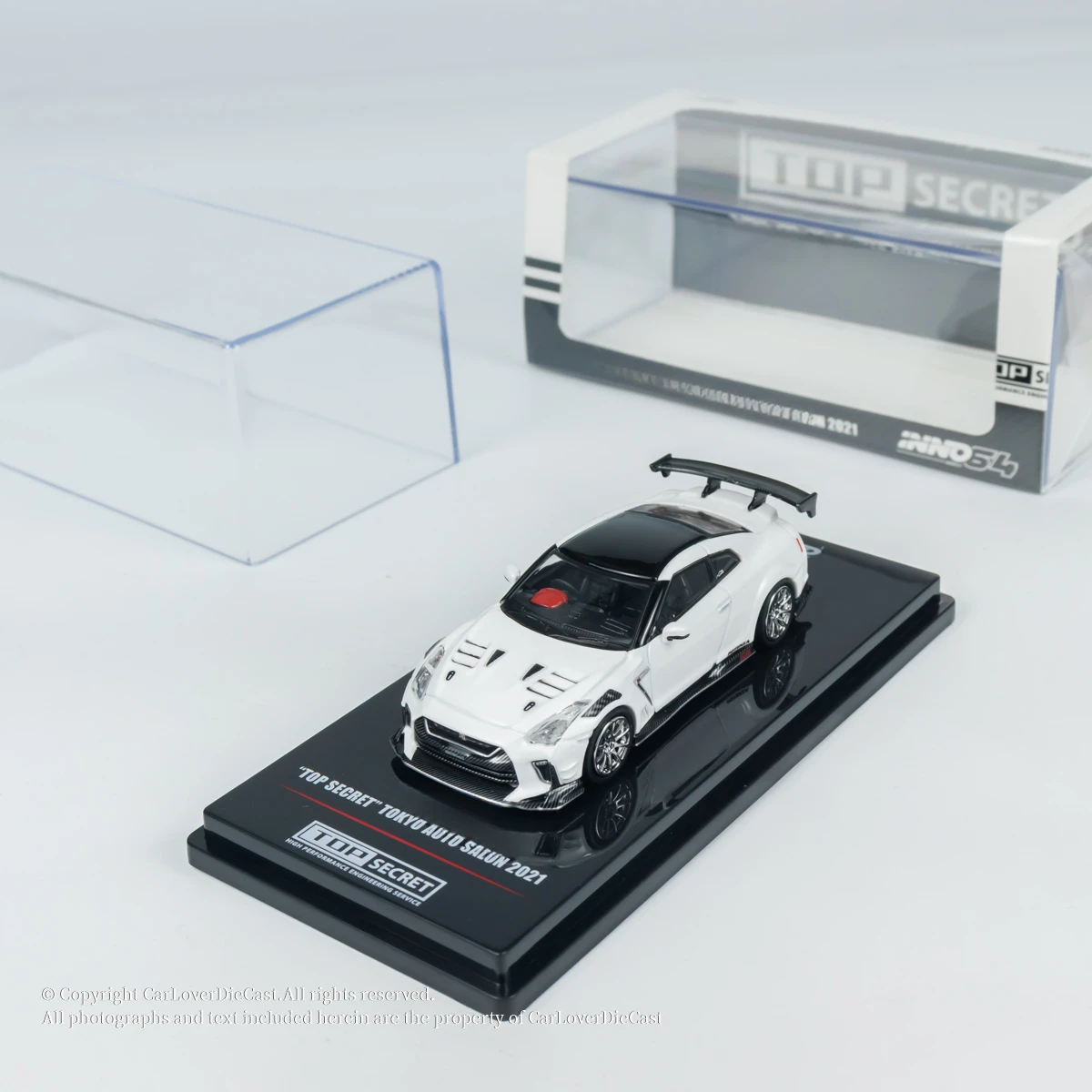 INNO 1:64 (R35) TOP SECRET Tokyo Auto Salon 2021 Diecast Model Car