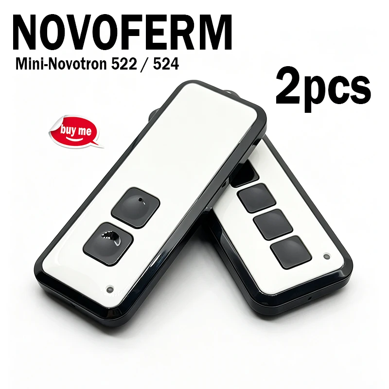 NOVOFERM NOVOTRON Electric Gate Garage Door Remote Control Opener 433.92MHz 522 524 502 MAX43-2 504 MAX43-4 512 MIX43-2 MTR43-2