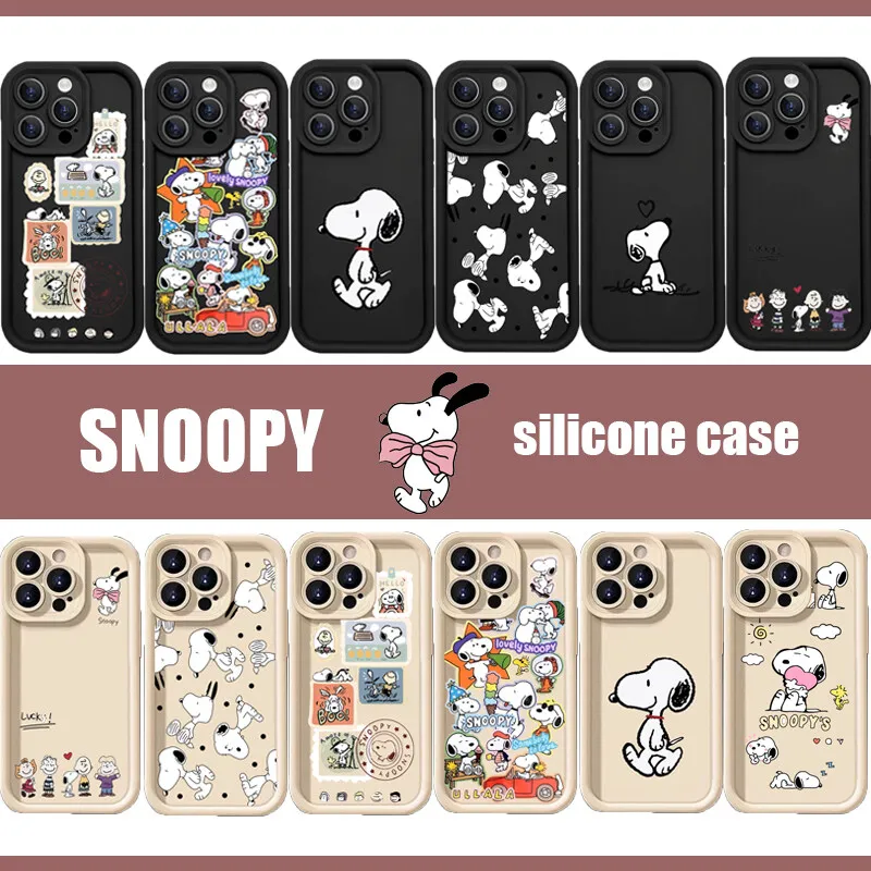 S-Snoopy لطيف الكلب جراب هاتف لموتورولا موتو إيدج 40 50 برو فيوجن الترا G85 G35 G75 G05 G84 G15 G34 G54 E14 غطاء سيليكون #3