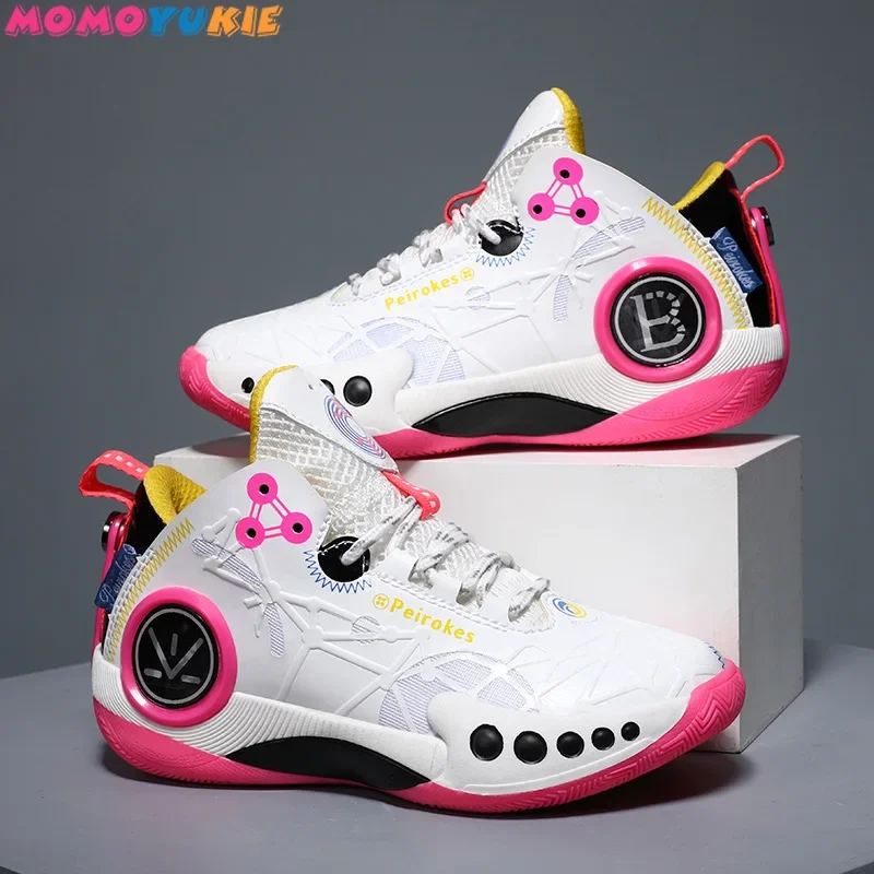 

Children's Basketball Sneakers Breathable 2023 Basketball Shoes For Boys and Girl Unisex Training Basketball Boots High Quality