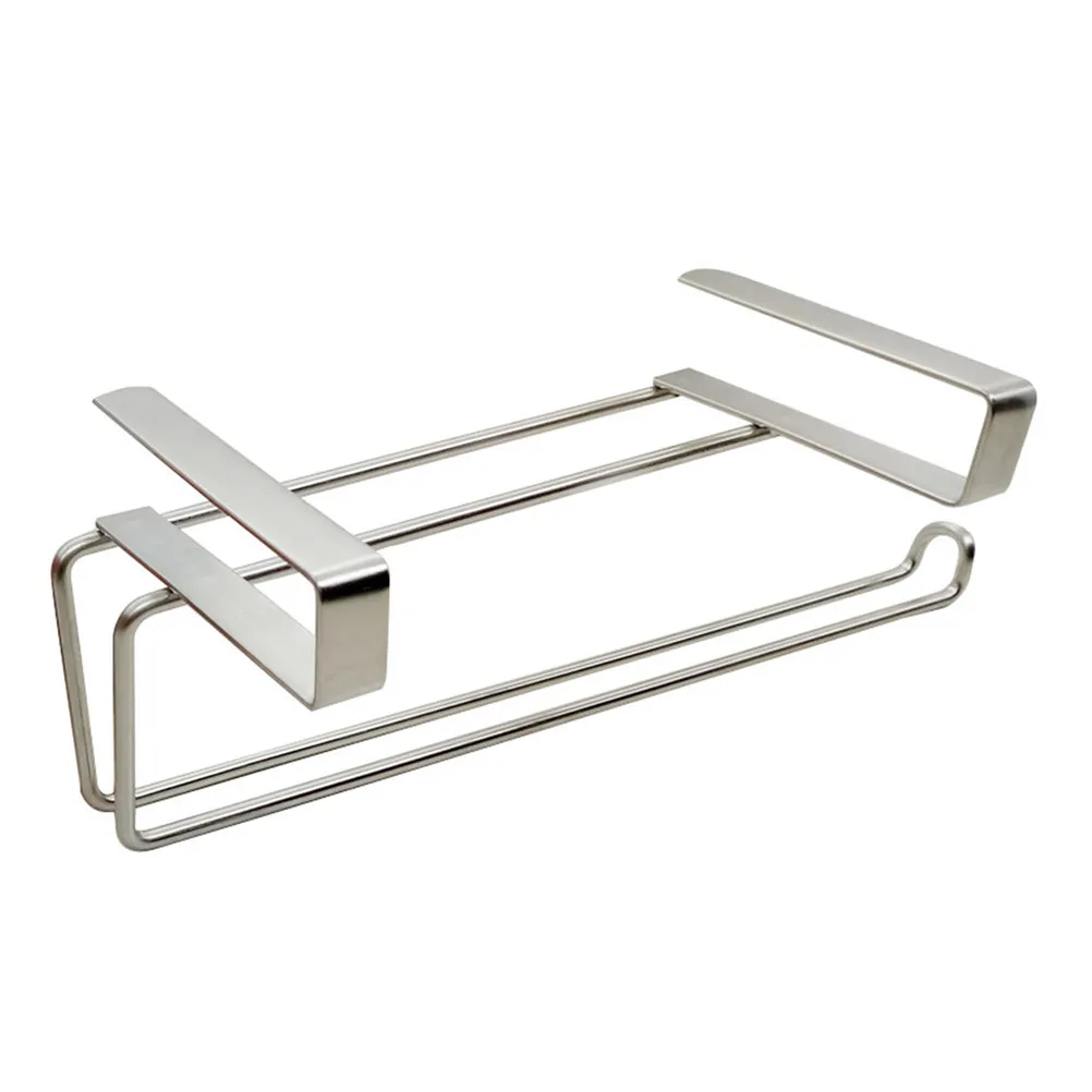 

Kitchen Wall Mount Paper Towel Holder Simple Design Space Saving Roll Paper Rack For Bathroom Toilet Living Room