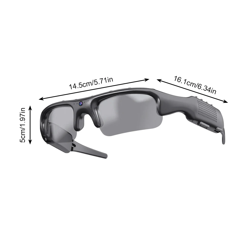 Camera Smart HD 1080P WIFI Sports Glasses With Camera and Audio Recording Glasse