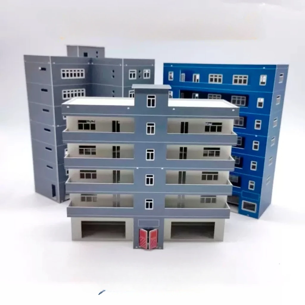 1: 144 150 100 School Teaching Building Model Scene Model Plastic Assembly Architecture Toys