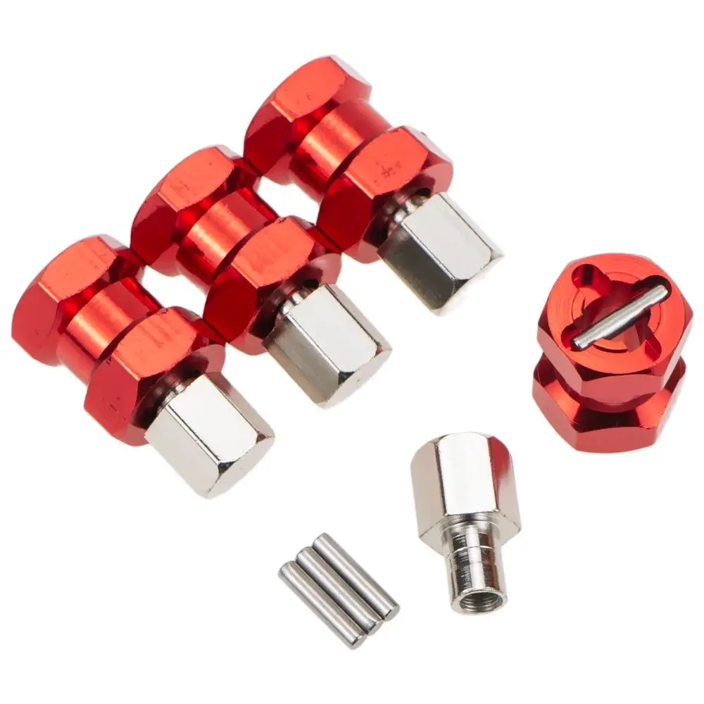 

4PCS M12 12mm Wheel Hex M15 15mm Extension Adaptor 4 Longer for 1/10 RC Crawler RC Spare Parts