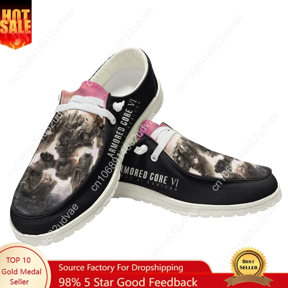 

Armored Core VI Fires of Rubicon, повседневная обувь, мужская и женская обувь на плоской подошве, дышащая домашняя легкая обувь, пара обуви на заказ