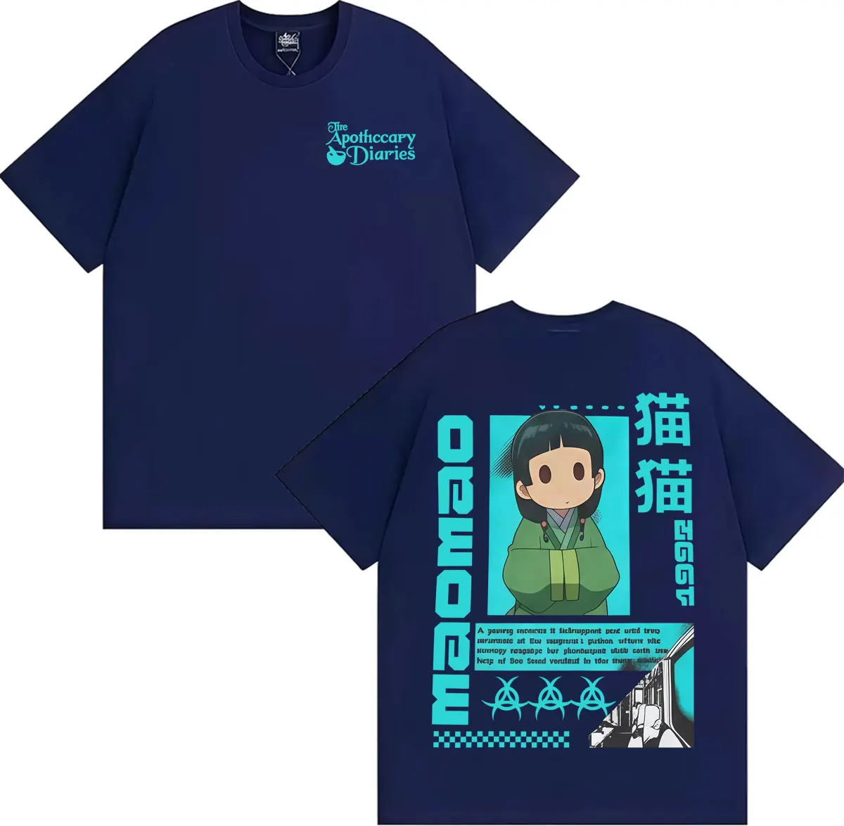 The Apothecary Diaries Merch T Shirt Kawaii Cute Anime Maomao Manga T-shirts Men Women Casual Cotton Oversized Tshirt Streetwear