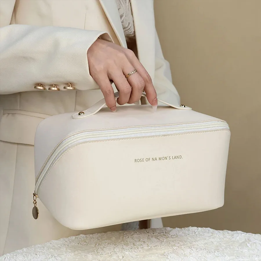 Organ pillow, makeup bag, travel portable storage bag, wash bag, high aesthetic value, simple and large capacity Instagram stora