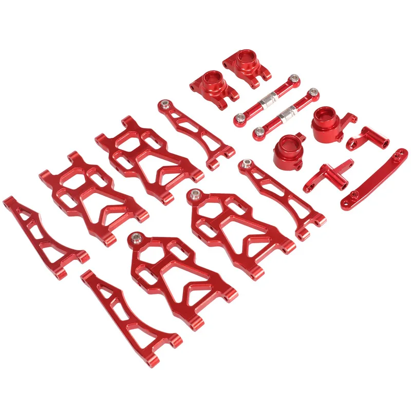 Suchiyu SCY1/16 JJRC afstandsbediening auto upgrade metalen accessoires voor en achter boven- en onderarmen stuurbeker achteras cup