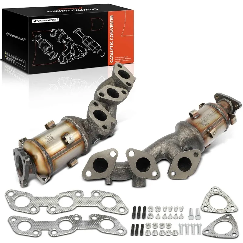 

A-Premium Left and Right 2-PC Exhaust Manifold Catalytic Converter Kit Direct-Fit