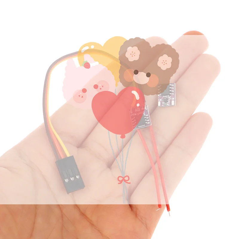 

1Pcs 1.8A Dual Way Brushed ESC Electronic Speed Controller Hollow Cup Motor Mini Way Brushed For DIY RC Model Car Airplane Drone