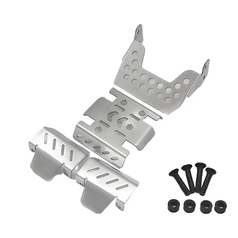 

High-Quality Chassis & Front/Rear Bumper Armor - No-Drill OEM Screw Hole Fit for 1/8 MJX H8P/H8H Refresh Edition/H8H RC Crawler