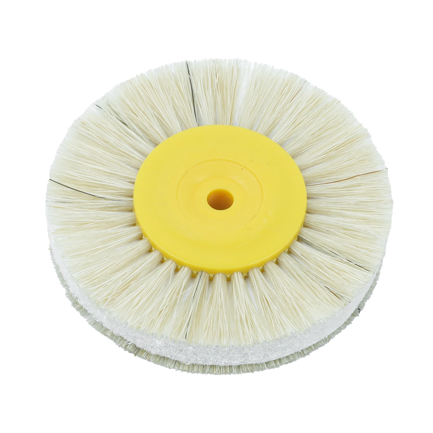 2pcs Dia 80mm Dental Laboratory Lab Tools Materials Latch Polishing Brush Wheel Rotary Plastic White Stiff Buff