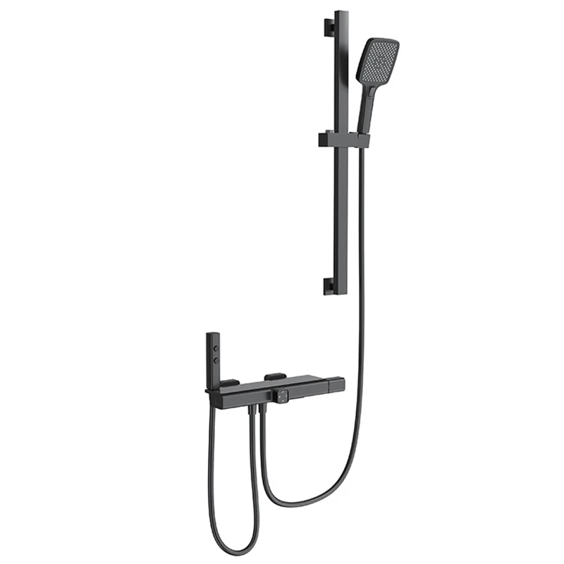 

Simple shower shower set Household bath lotus head Full copper bathtub side shower faucet