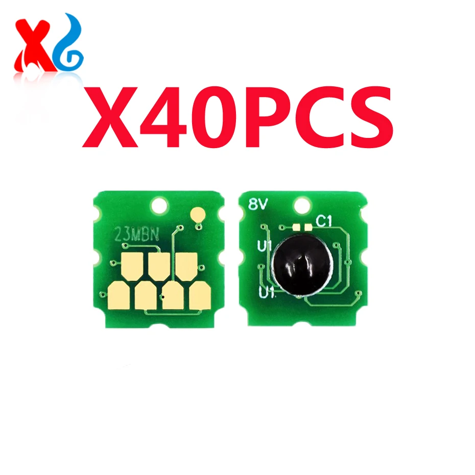 

40PCS C13S210125 Maintenance Box Tank Chip For Epson SureColor F100 F130 F160 F170 F150 SC-F160 SC-F170 SC23MB SC-F150 SC-F100
