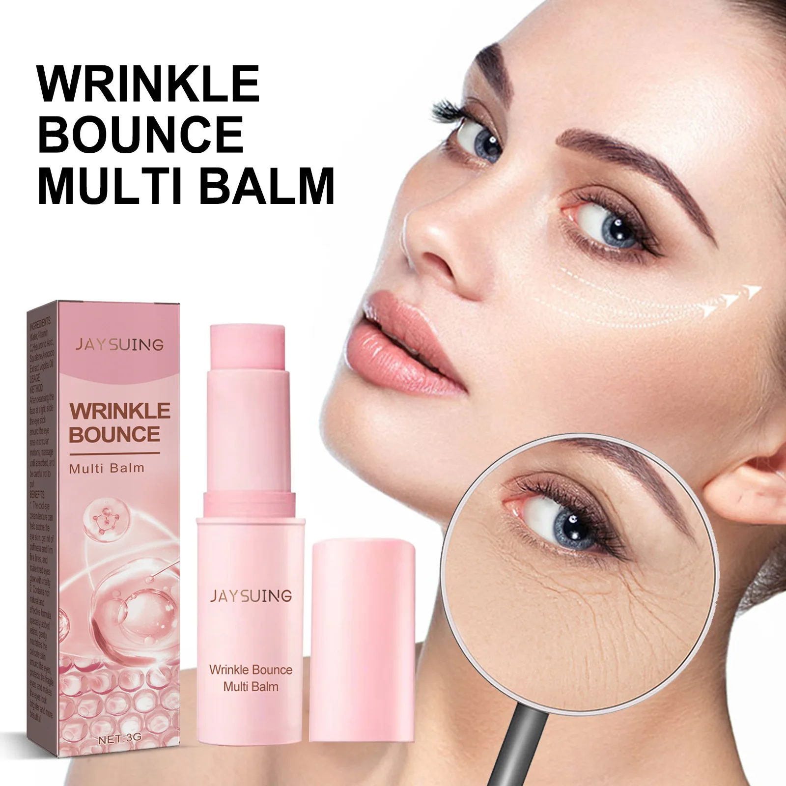 Moisturizing Multi Balm Stick Wrinkle Bounce Collagen Improving Wrinkle Universal Cream Dull Hydrating Stick Skin Care