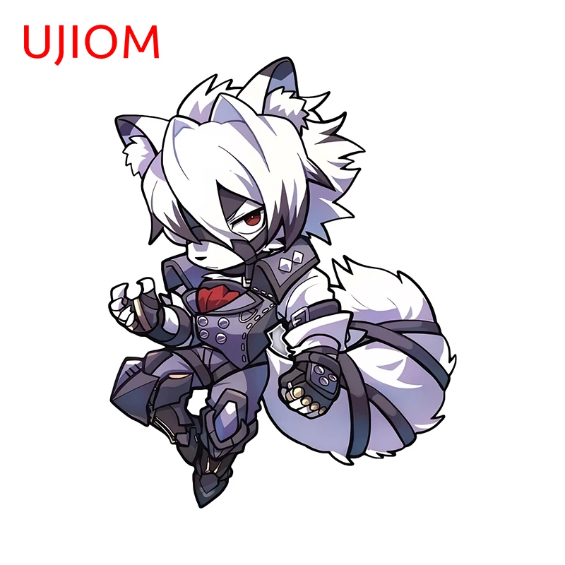 UJIOM for Pixel Wind Zenless Zone Zero Ellen Joe Von Wall Stickers Cartoon Character Decals Amazing Kids Bedroom Posters