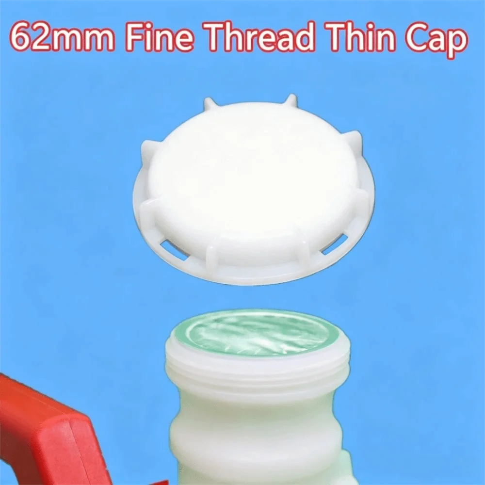 Plastic IBC Tank Cap Leak-proof Threaded Drainage Outlet Adapter Lightweight Corrosion Resistant Reducing Adapter