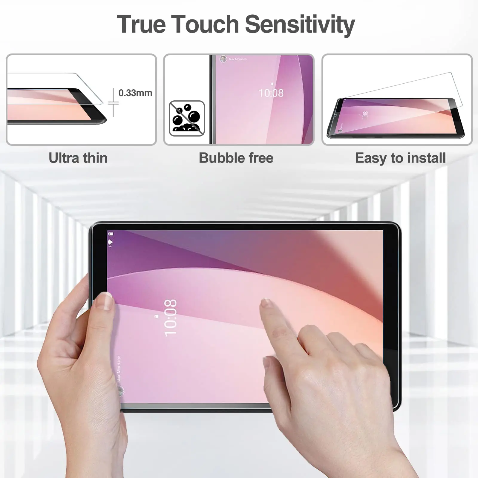 (3 Packs) Tempered Glass For Lenovo Tab M8 2th 3th 4th 2023 TB-300FU TB-300XU TB-8505 TB-8705 Tablet Screen Protector Film