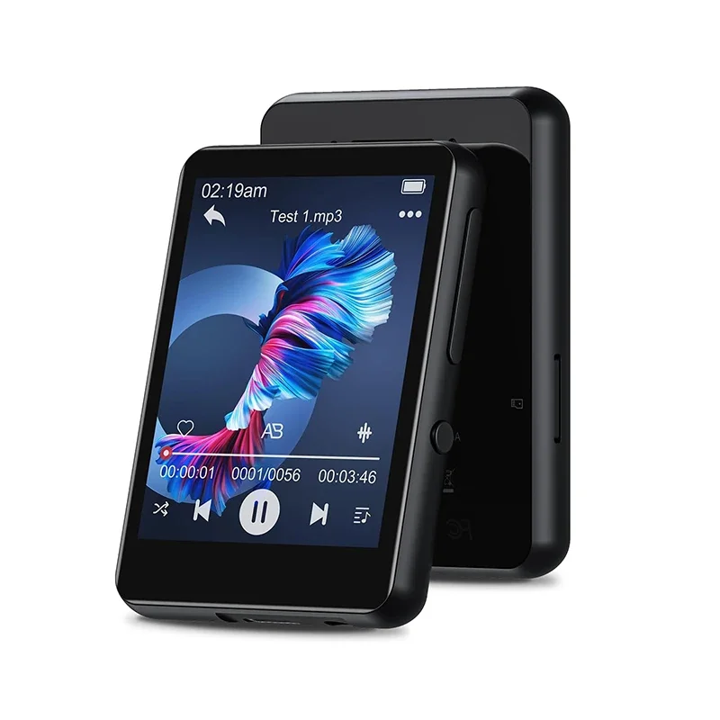 

2.4'' Touch Screen Mp3 Player Bluetooth BT 5.0 with Built-in HD Speaker FM radio and voice recorder E-Book Reader Touch Screen