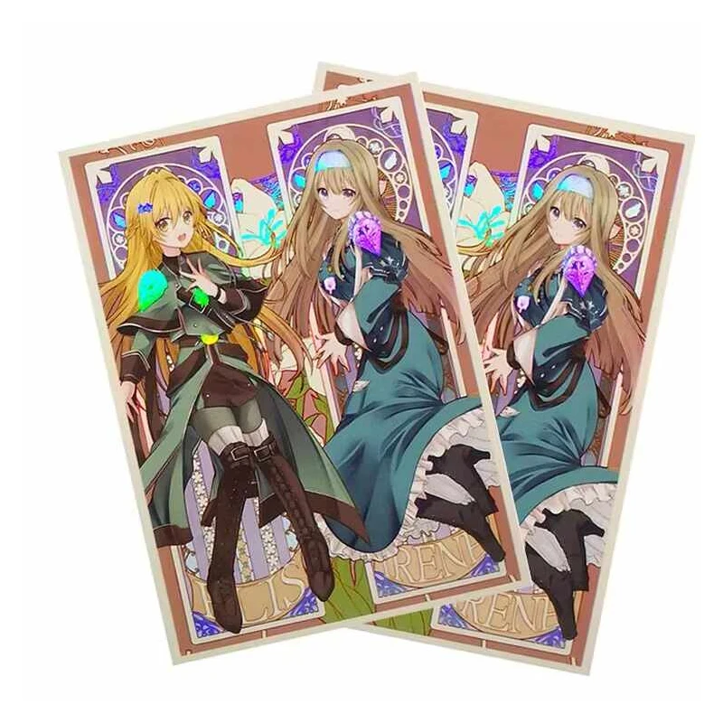 

50 шт./компл. 63X90 мм своими руками Yu-Gi-Oh! Рукав для карты Exosister Irene Ygo, цветной защитный чехол для флэш-карты, аниме-карта, подарочные игрушки