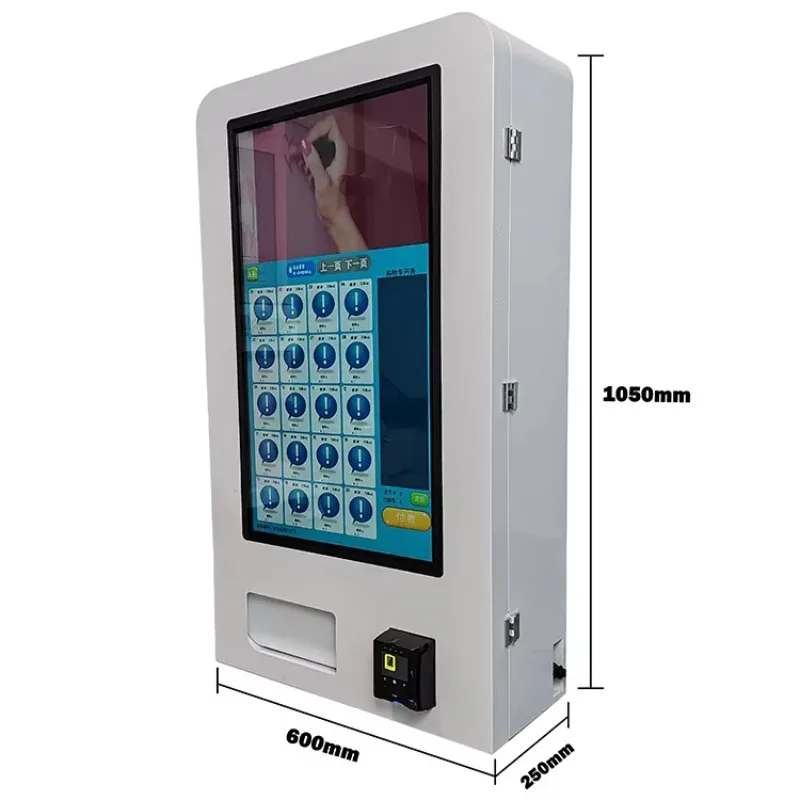 آلة بيع الشاشة الكبيرة مقاس 32 بوصة ساخنة لمكياج الوجبات الخفيفة مع دفع بطاقة الائتمان