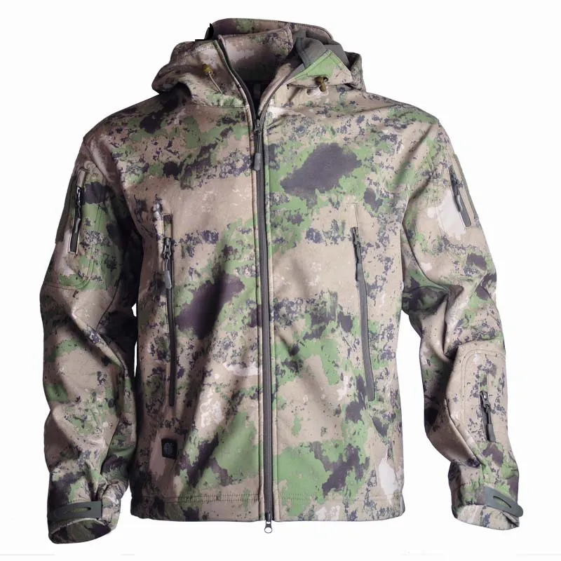 

Outdoor Jackets Men Clothing Warm Soft Shell Tactical Jacket Windbreaker Combat Jacket Mens Hooded Bomber Coats Hiking Clothes