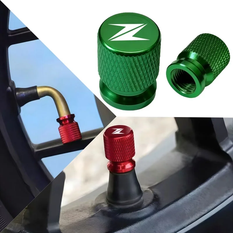 New For Kawasaki Z 900 Z900 Z650 2020 2021 2023 2024 Motorcycle aluminum alloy accessories, tire valve cover accessories