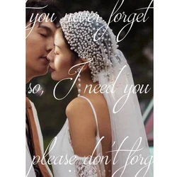 Pearls Bridal Veils Wedding Short 1.1m long Beaded Edge Veil Elbow Length with Comb Perfect Accessories for Wedding Brides