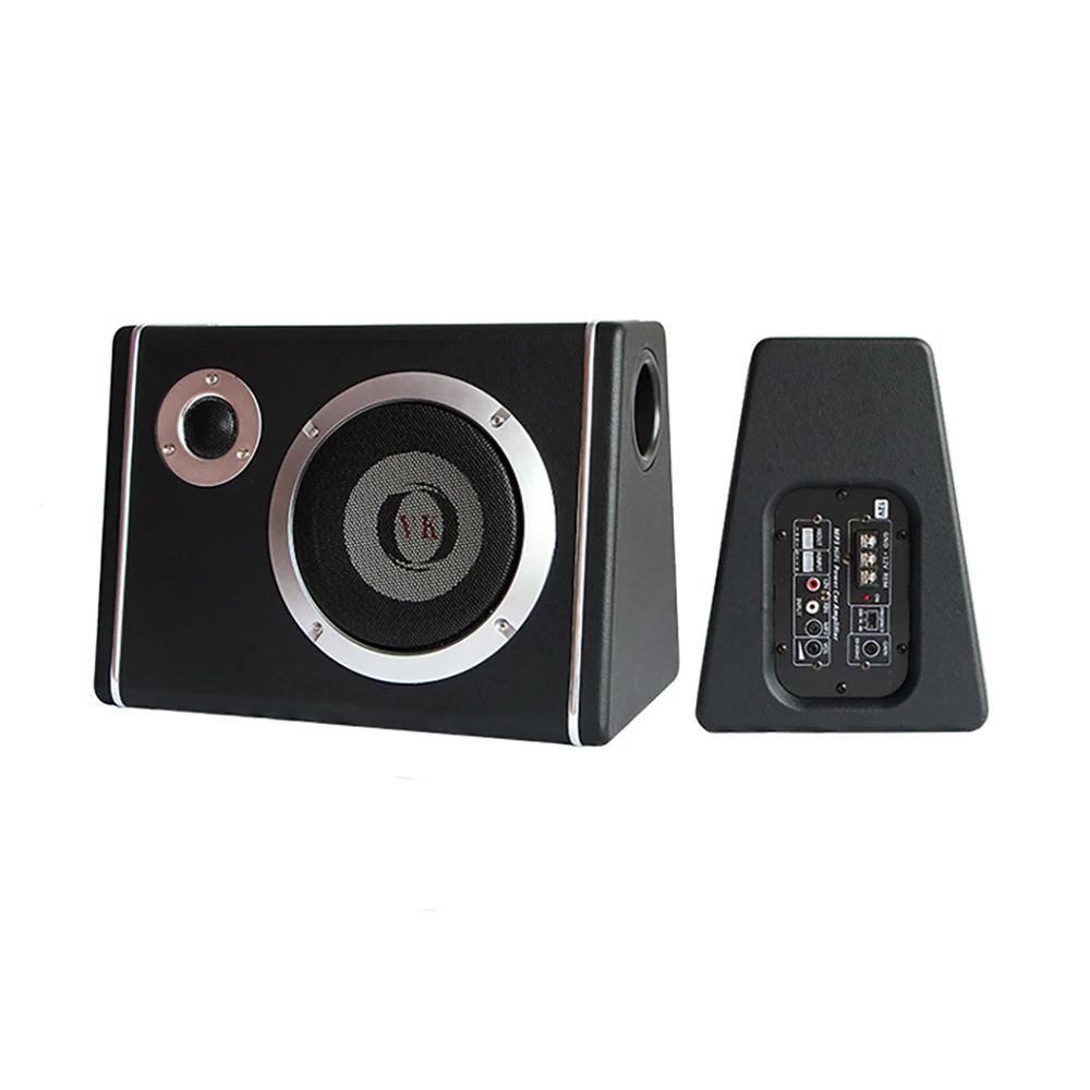 VK Factory Direct Sale 8 Inch Active Car Audio Subwoofer Sound Bar 4ohms Compatible HDF Material Single Coil