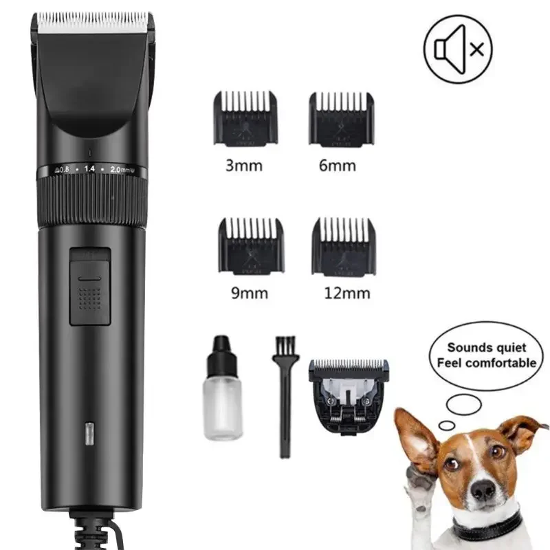 Imagem -03 - Potência Cão Cortador de Cabelo Profissional Elétrico Pet Cat Clipper Grooming Trimmer Animais Corte de Cabelo Cortador para Animais de Estimação Alta