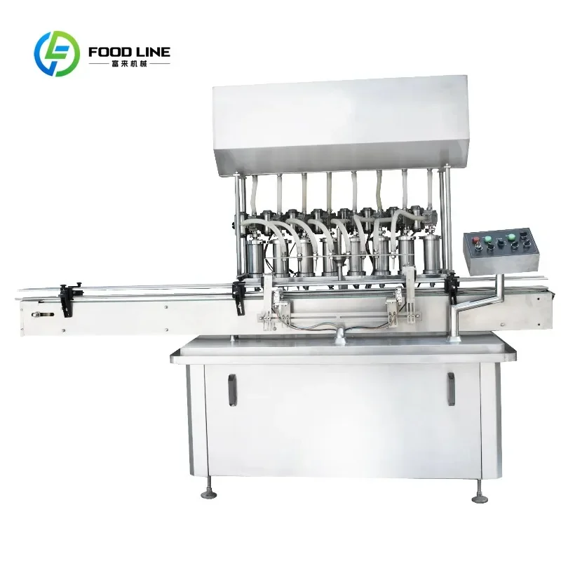 Automatic jam filling and capping machine for making honey oil shampoo bottles