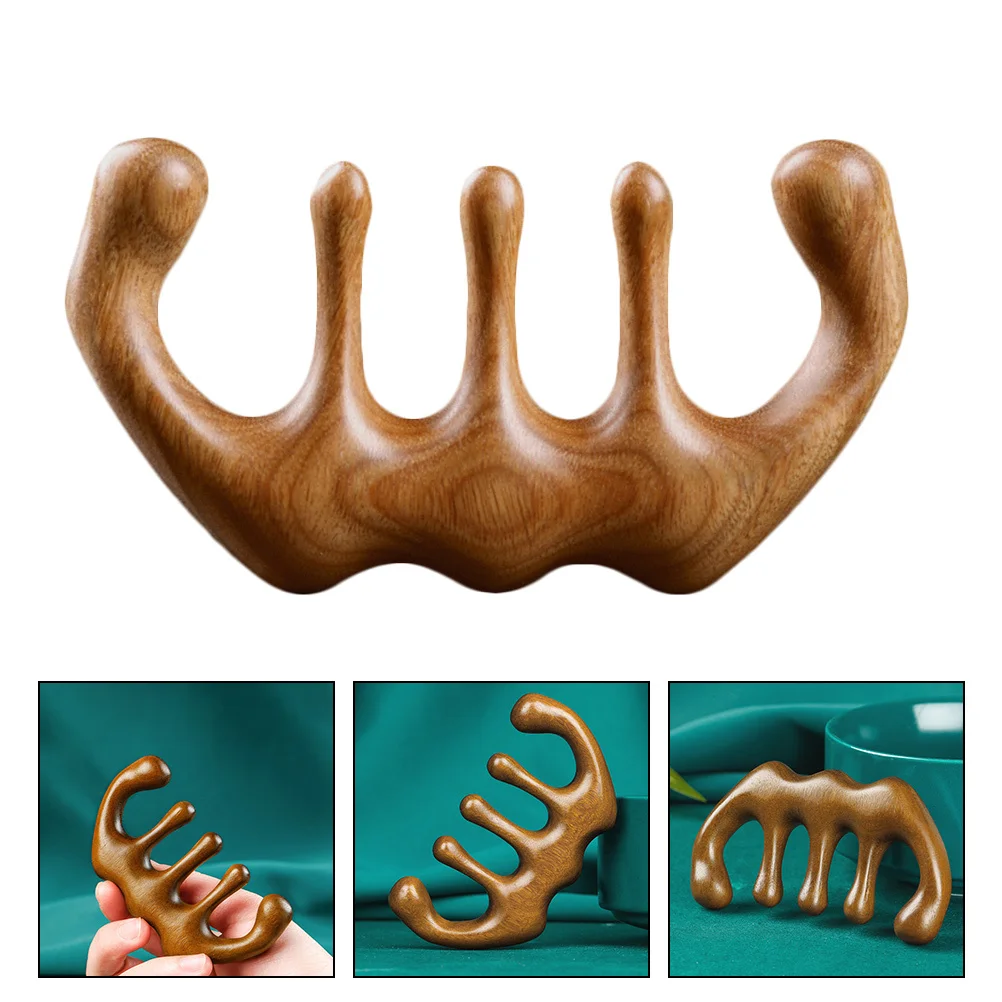 

Portable Wooden Hair Comb with Comfortable Massage Function Anti-Static Scalp Circulation Promoting Comb Lightweight Design