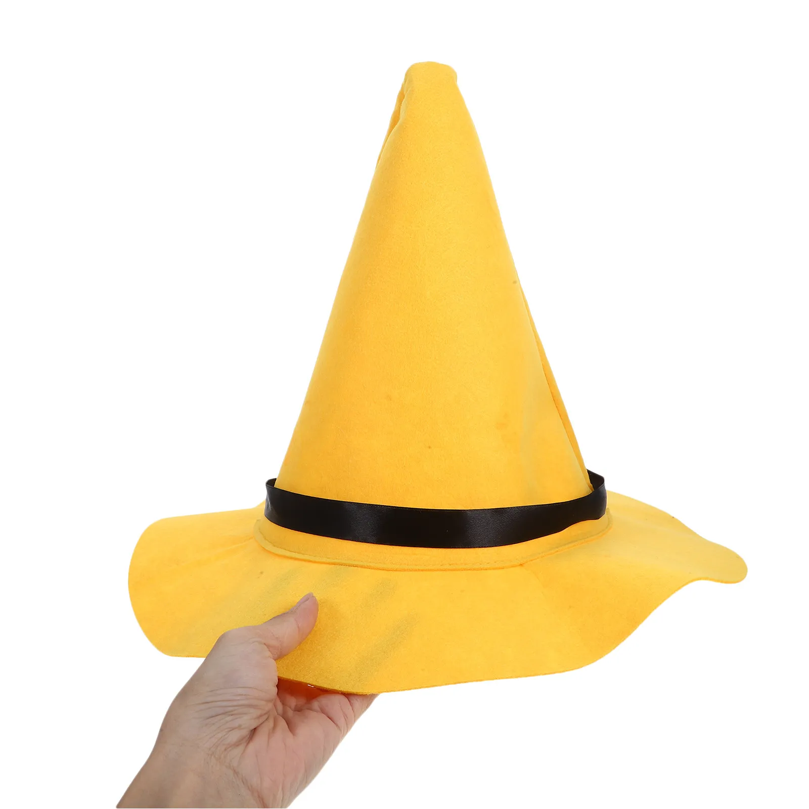

Шляпа для косплея на Хэллоуин в стиле ведьмы для взрослых, удобная, элегантная, для вечеринок, праздничное украшение, унисекс дизайн