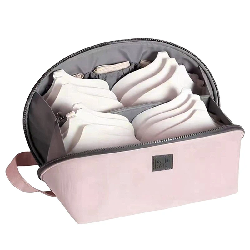 Reisondergoed Opbergtas, Inpaktas Organizer Voor Bh Met Multi-Pocket Tas-Reis Lingerie Kubus Grote Capaciteit Toiletproducten