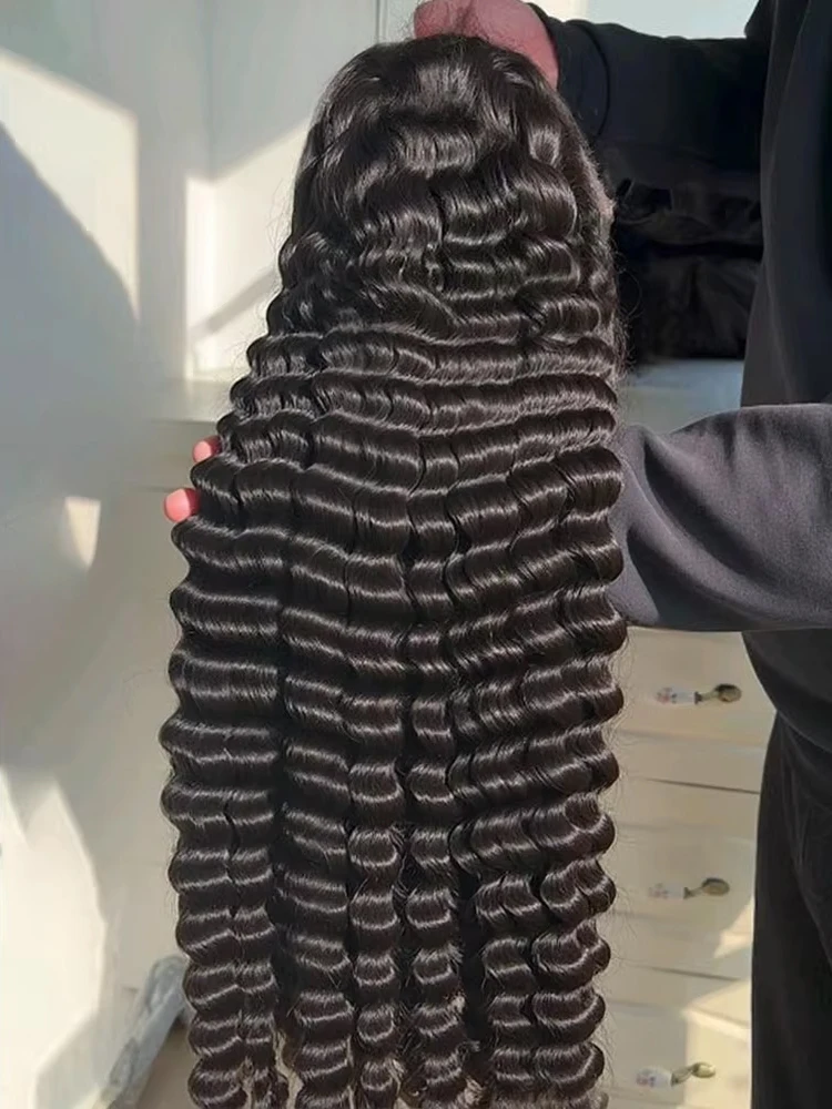 250 Dichte 13x6 HD Lose Welle Spitze Front Echthaar Perücken Brasilianische 40 Zoll Lose Tiefe Lockige 13x4 360 Spitze Frontal Perücken Für Frauen