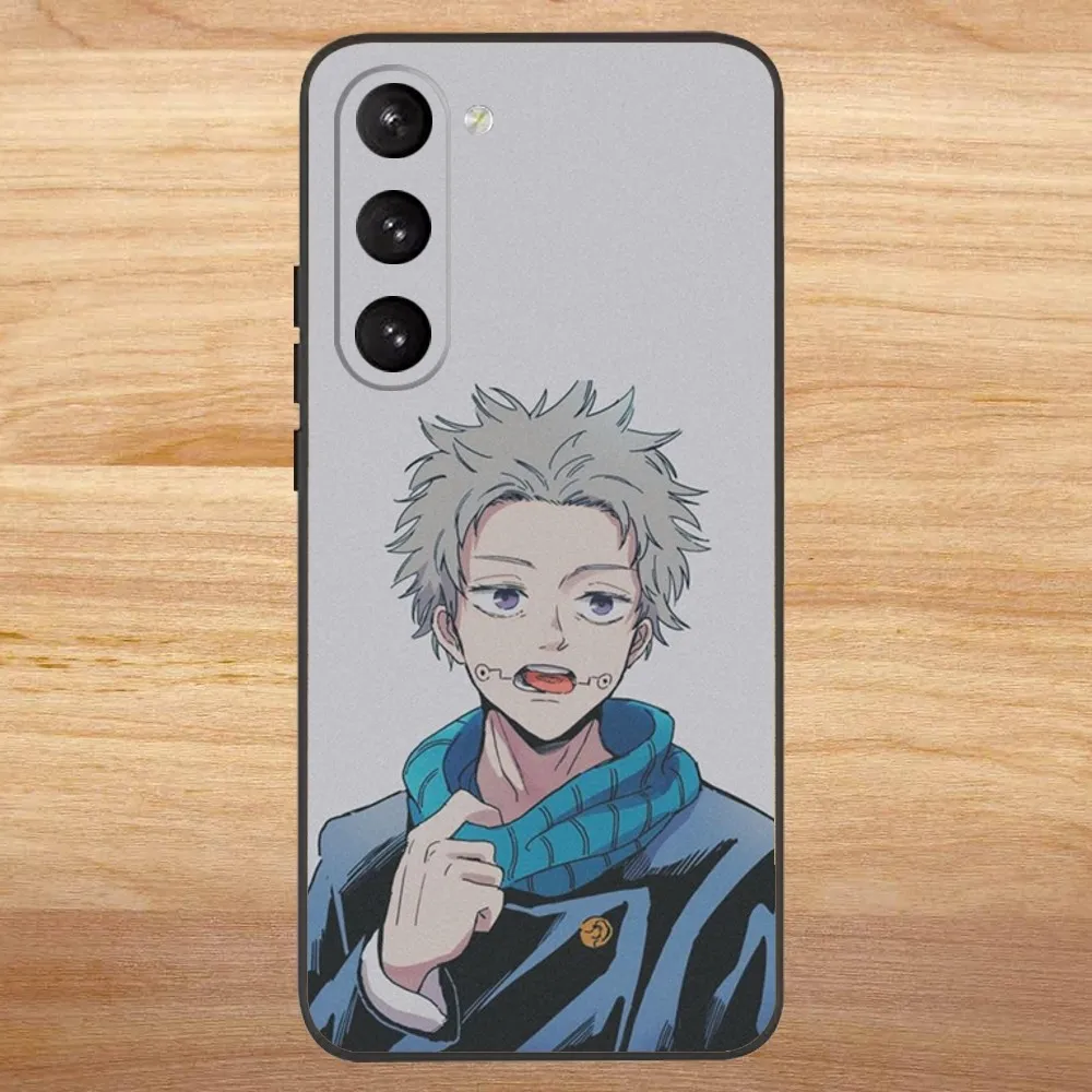 J-JujutsuS K-Kaisen Toge Inumaki Phone Case for SamsungS24,S23,S22,S21,S20 Ultra Pro S10,S30Plus,20 Ultra Black Cover