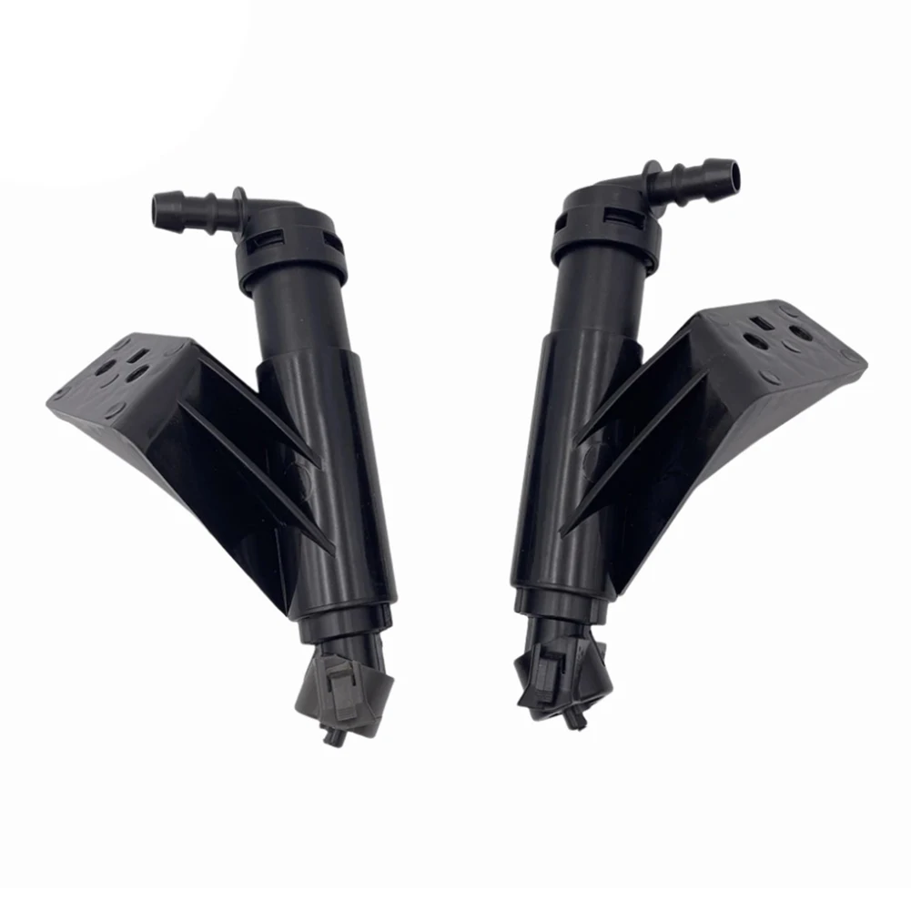 Front Bumper Part Headlight Washer For Winter Driving Black Precision Engineering Nozzle Car Effective Cleaning Performance