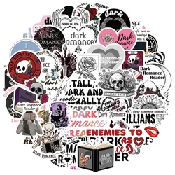 10/30/50Pcs cartoon Dark Romance Reader skull stickers Graffiti waterproof Decal Laptop Motorcycle Luggage Snowboard Fridge