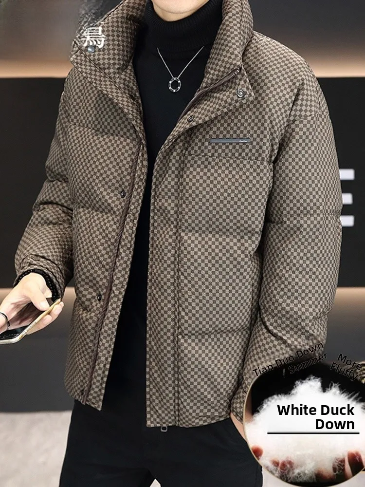 

Утепленная мужская зимняя куртка TUCANO 2026 с воротником-стойкой, модная, дышащая, ветрозащитная, на утином пуху, новинка