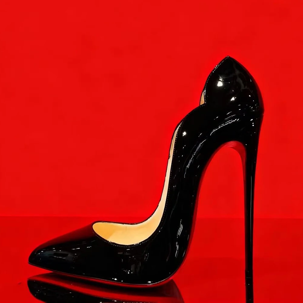 Veowalk الفاخرة مصمم عارية براءات حليقة العلوي المرأة أشار تو الخنجر الكعوب أنيقة عالية الكعب مضخات للحزب الأحداث الرسمية