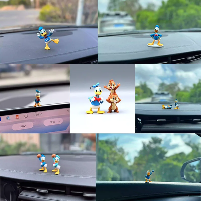 

Серия «Дональд Дак», украшения для интерьера автомобиля, центральной консоли, мультяшные аксессуары, миниатюрная креативная автомобильная декоративная фигурка