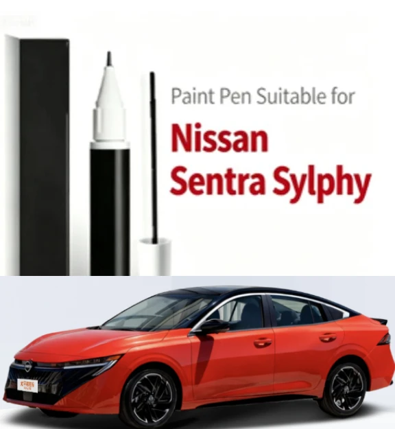 Compatible Touch Up Paint Pen for Nissan Sentra Sylphy MAXIMA Car Scratch Repair Remover Paint Fixer Red DIY Paint Care