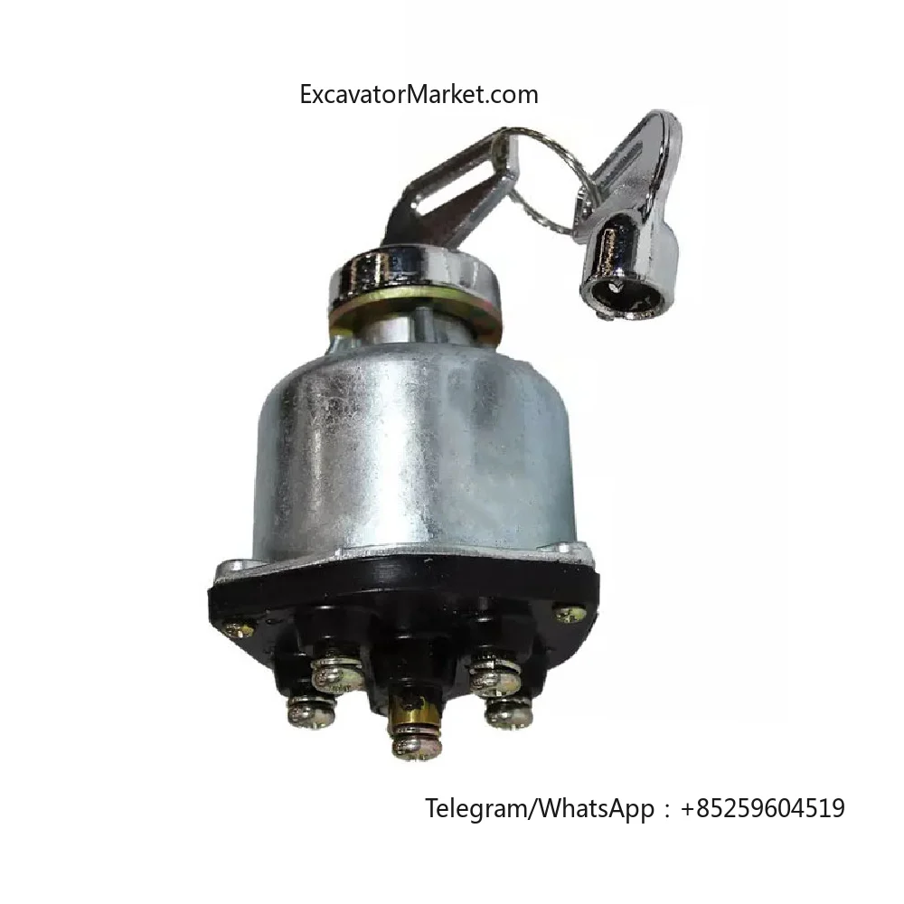 New excavator accessory ignition switch starter 007SS-54-3 007SS543 for XGMA Kato HD250 HD880 HD400 engine