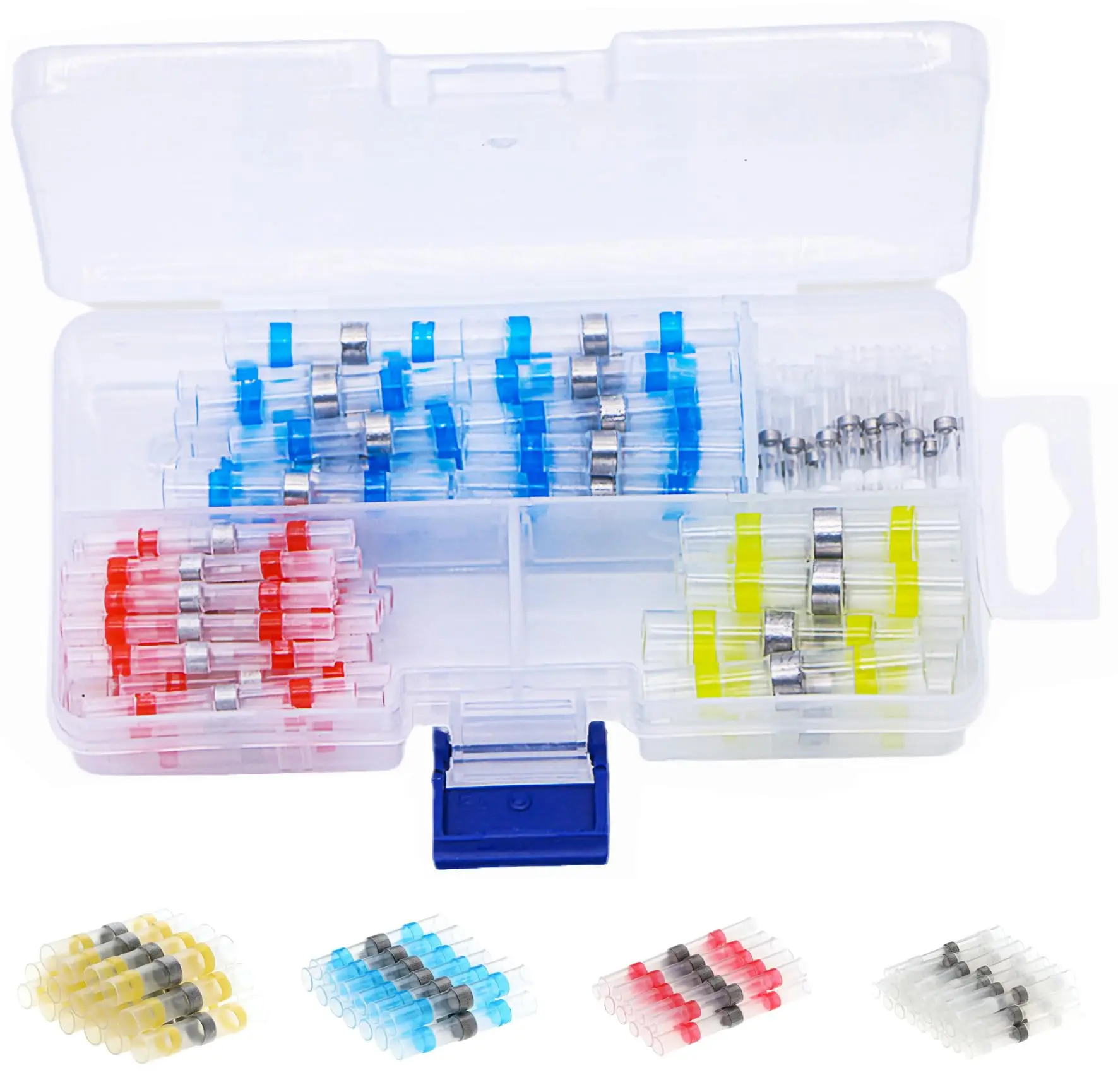 100pcs/box Wire and cable crimping terminals, waterproof solder sealing, heat shrinkable mating connector terminals