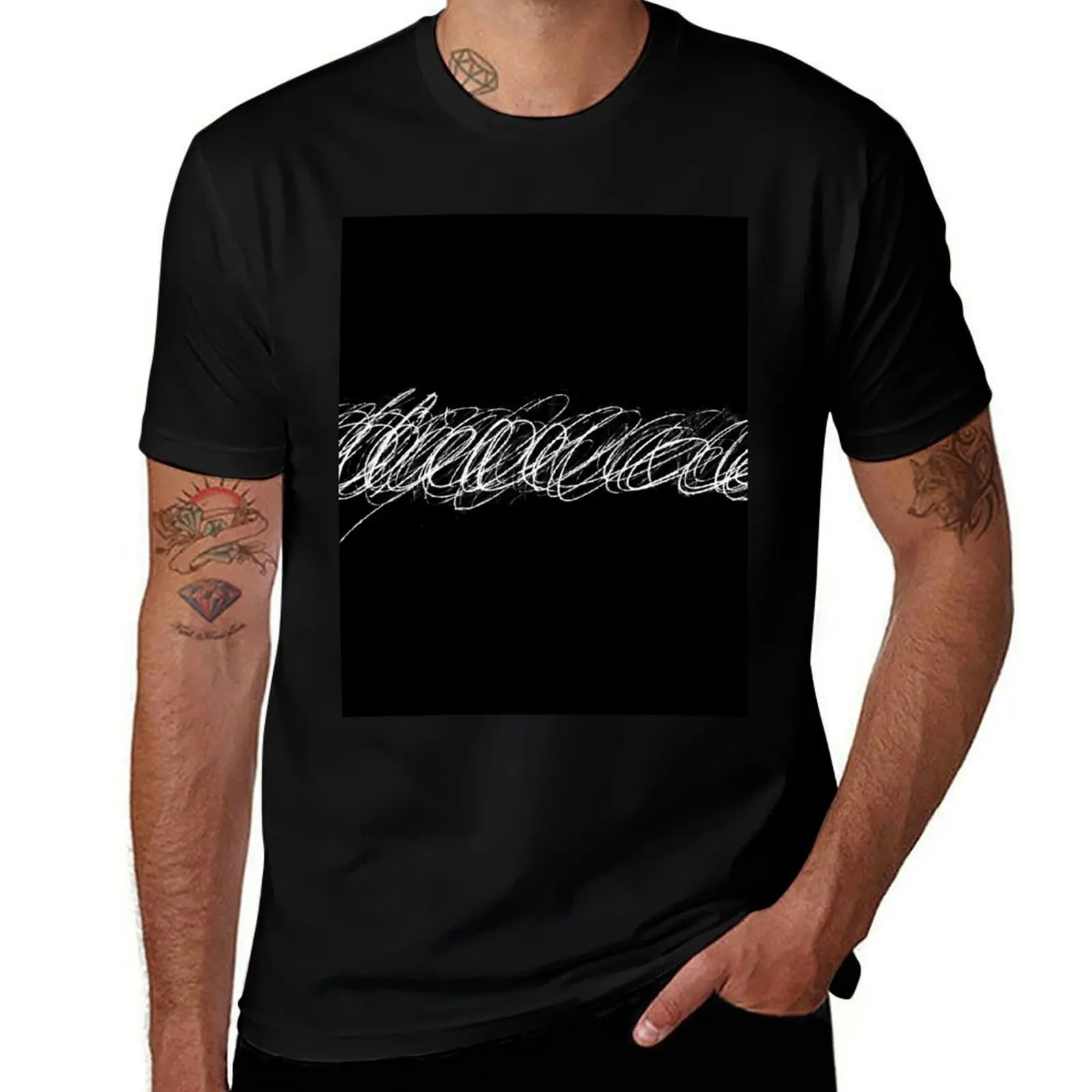 cy twombly untitled NYC fragment T-Shirt Work Duty Casual T-Shirt