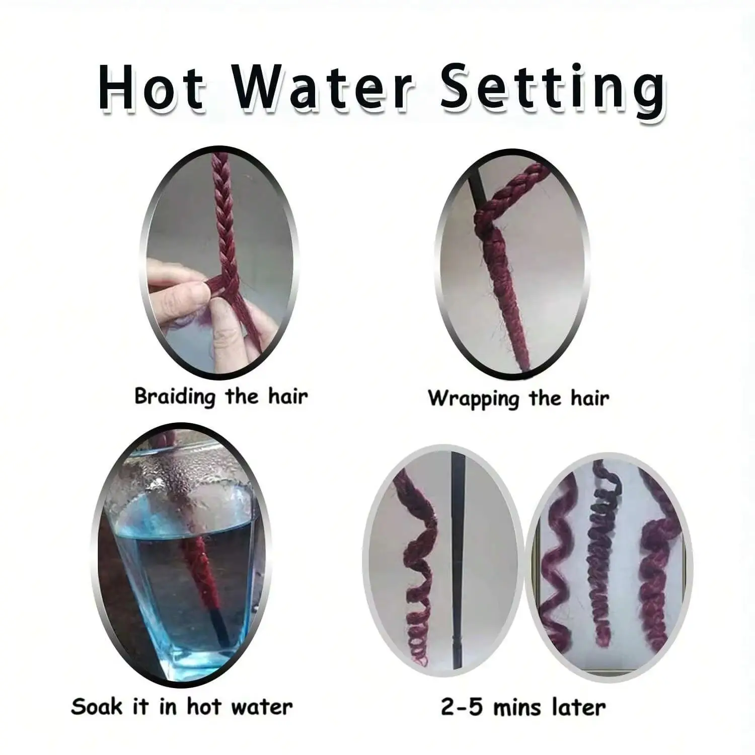 6 عبوات من وصلات الشعر ذات الضفائر الكبيرة مقاس 24 بوصة، صندوق كروشيه صناعي ملفوف مسبقًا للفتيات والنساء، كوسبلاي يومي